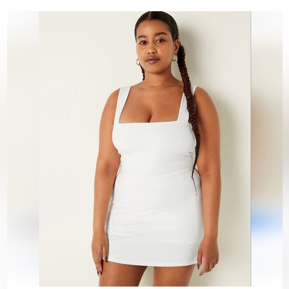 White Sleeveless Mini Dress/Romper